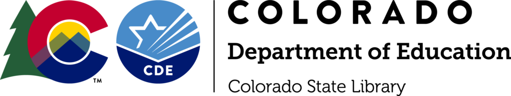 Colorado Department of Education - Colorado State Library logo